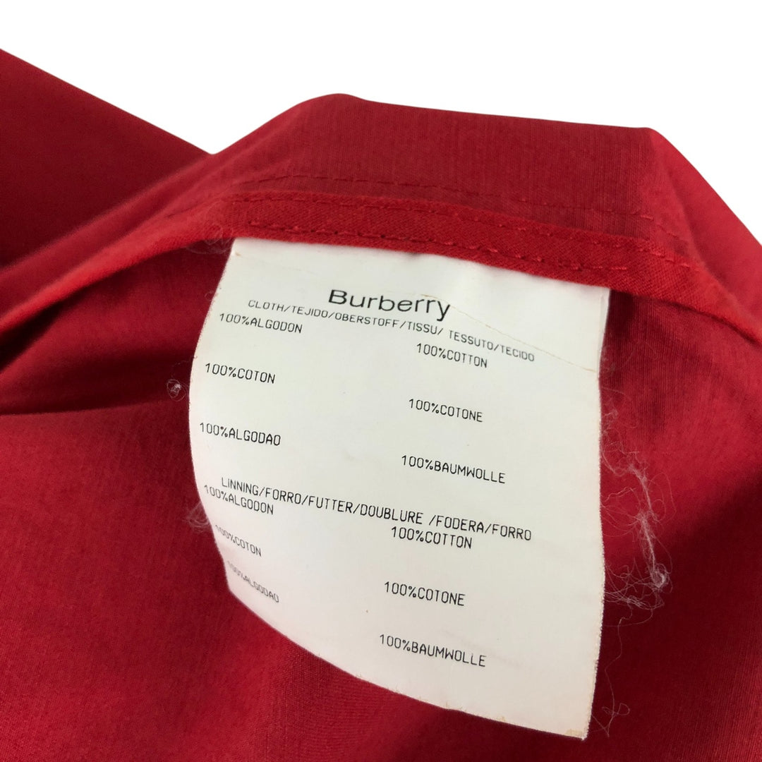 Burberry's BURBERRY LONDON swing top sports jacket, made in Spain, men's size L cotton red type Vintage Second Hand