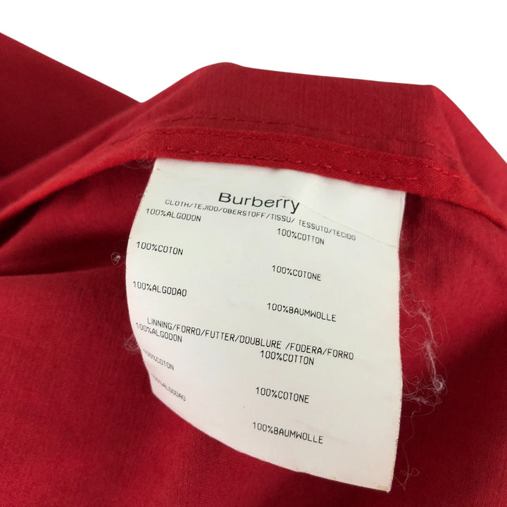 Burberry's BURBERRY LONDON swing top sports jacket, made in Spain, men's size L cotton red type Vintage Second Hand