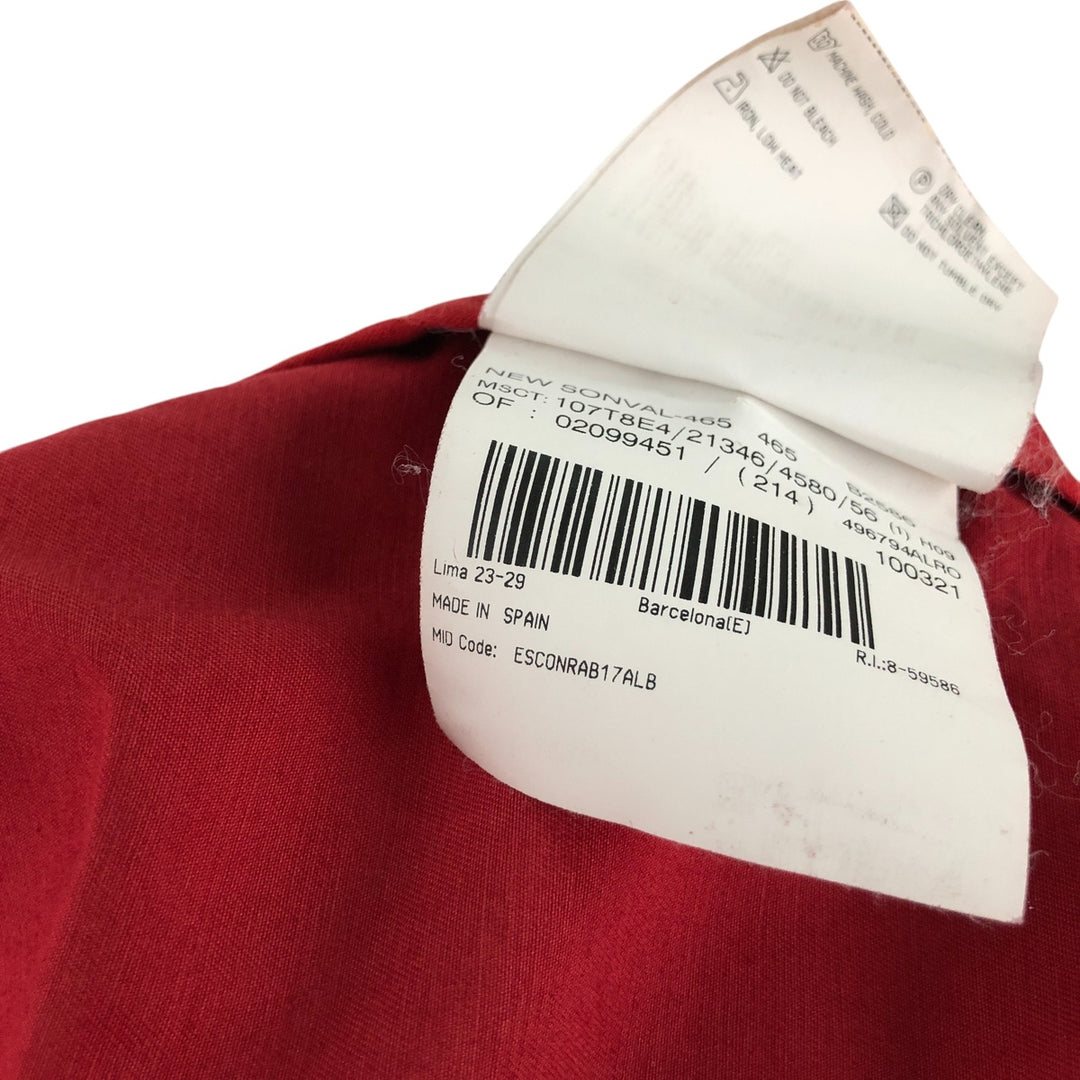 Burberry's BURBERRY LONDON swing top sports jacket, made in Spain, men's size L cotton red type Vintage Second Hand