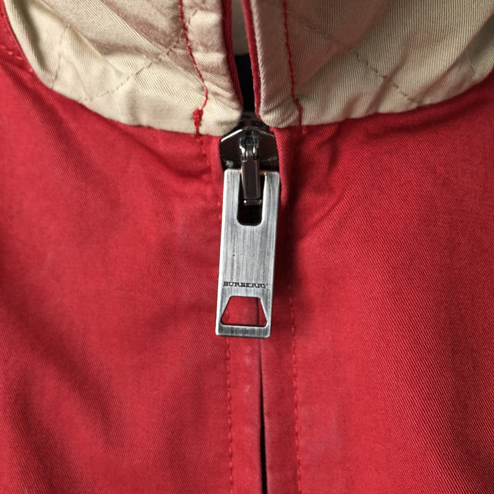 Burberry's BURBERRY LONDON swing top sports jacket, made in Spain, men's size L cotton red type Vintage Second Hand
