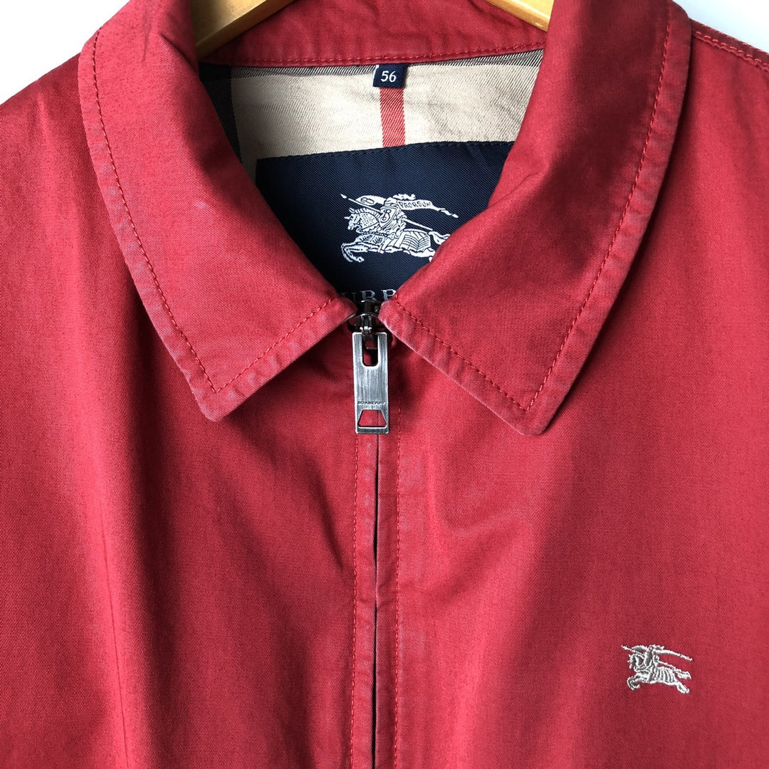 Burberry's BURBERRY LONDON swing top sports jacket, made in Spain, men's size L cotton red type Vintage Second Hand