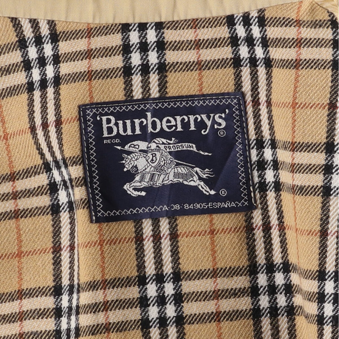 Burberry's Swing Top Sports Jacket, Men's Size L unclear Beige type Vintage Second Hand