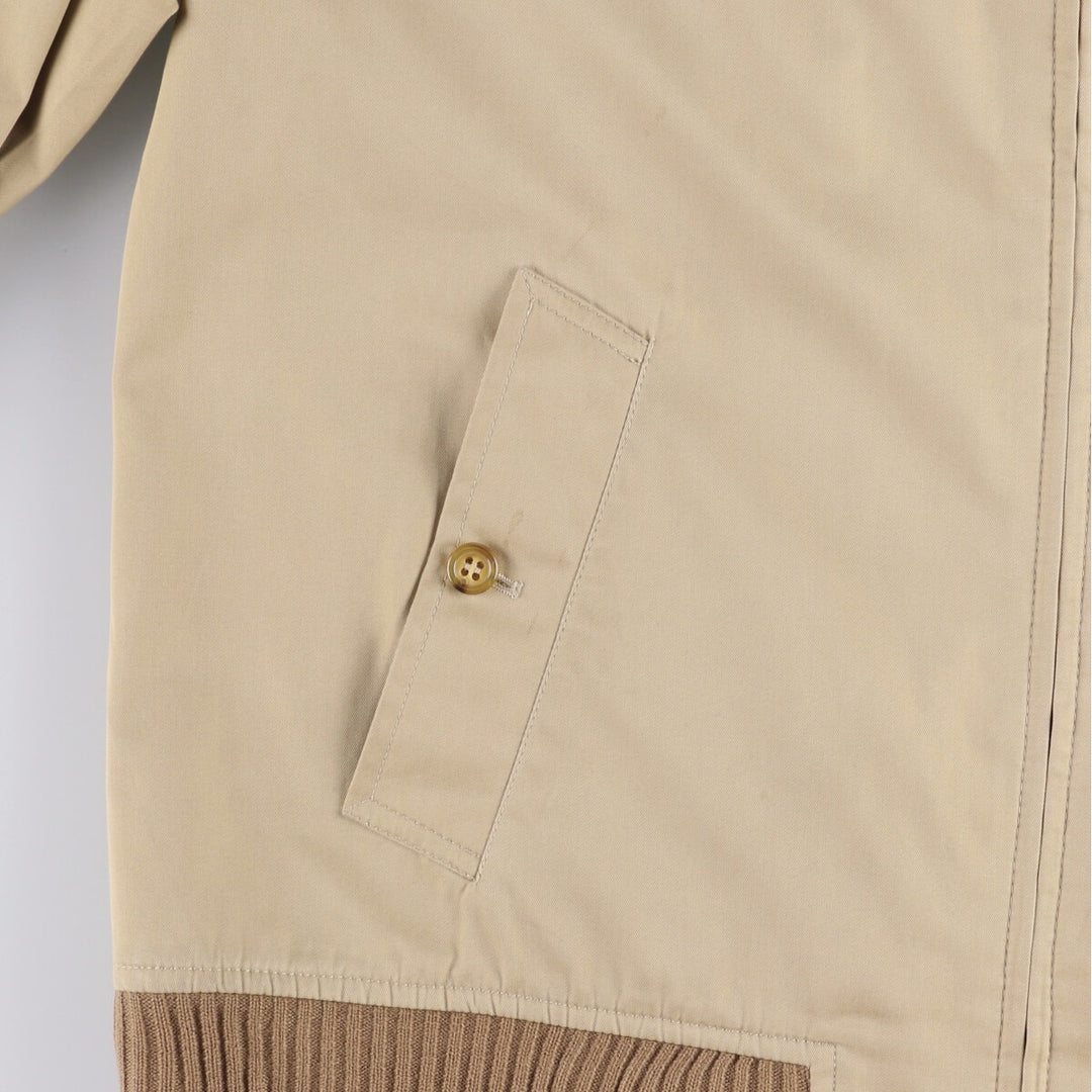 Burberry's Swing Top Sports Jacket, Men's Size L unclear Beige type Vintage Second Hand