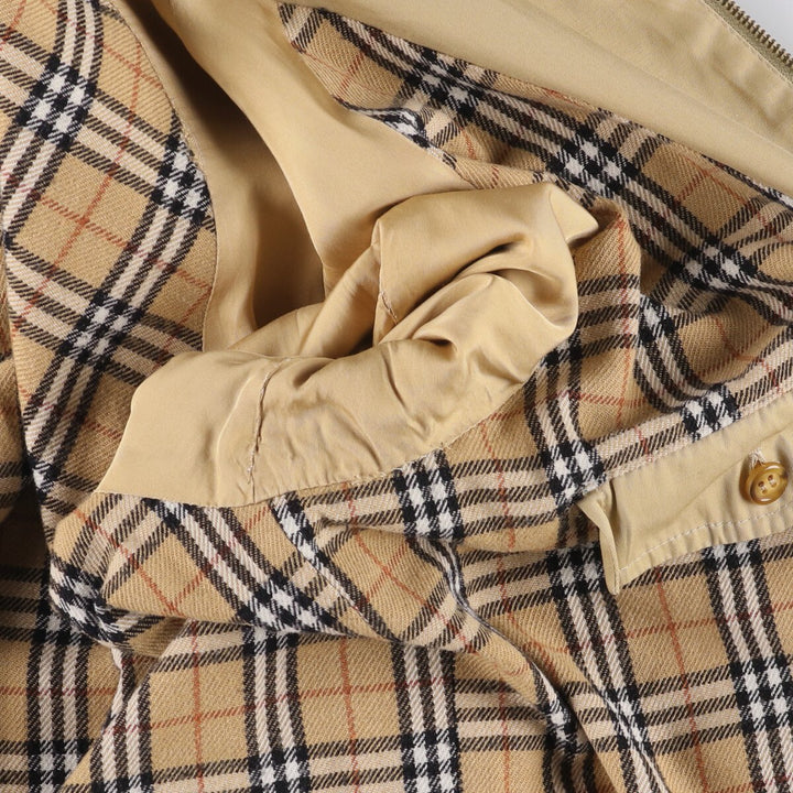 Burberry's Swing Top Sports Jacket, Men's Size L unclear Beige type Vintage Second Hand