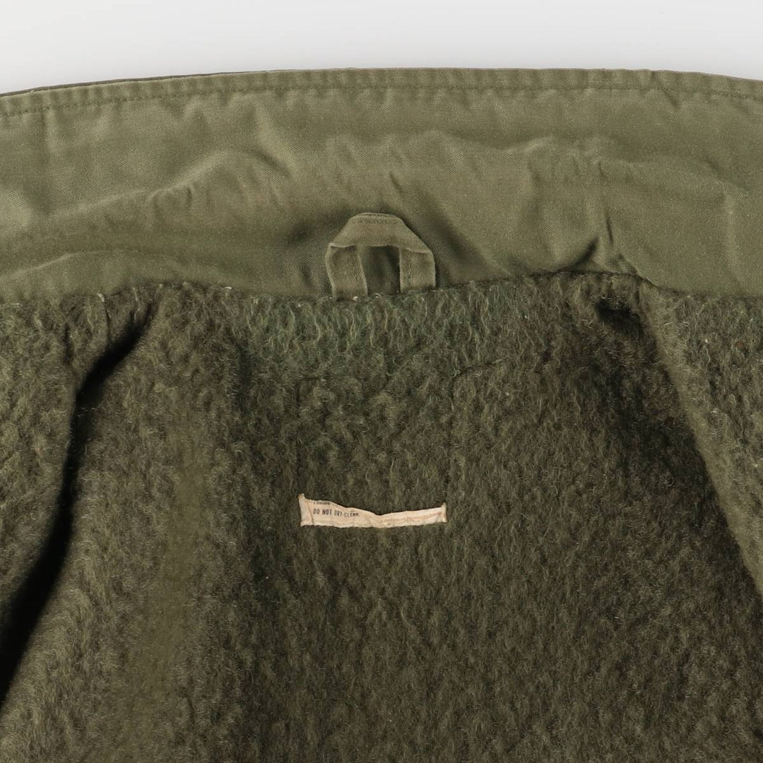 Authentic US Navy Military Deck Jacket, Made in USA, Men's Size Medium, Vintage unclear Khaki type Vintage Second Hand