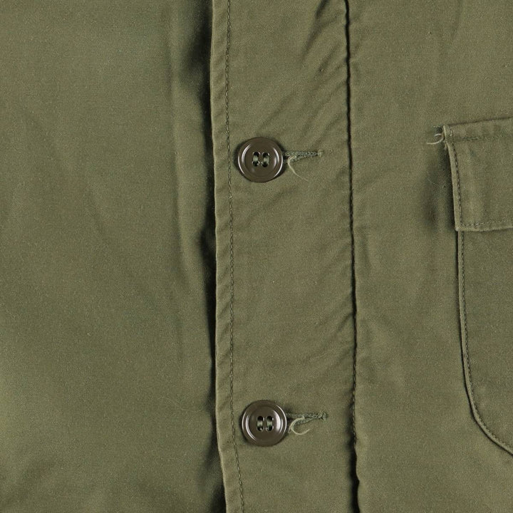 Authentic US Navy Military Deck Jacket, Made in USA, Men's Size Medium, Vintage unclear Khaki type Vintage Second Hand
