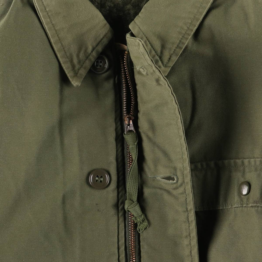 Authentic US Navy Military Deck Jacket, Made in USA, Men's Size Medium, Vintage unclear Khaki type Vintage Second Hand