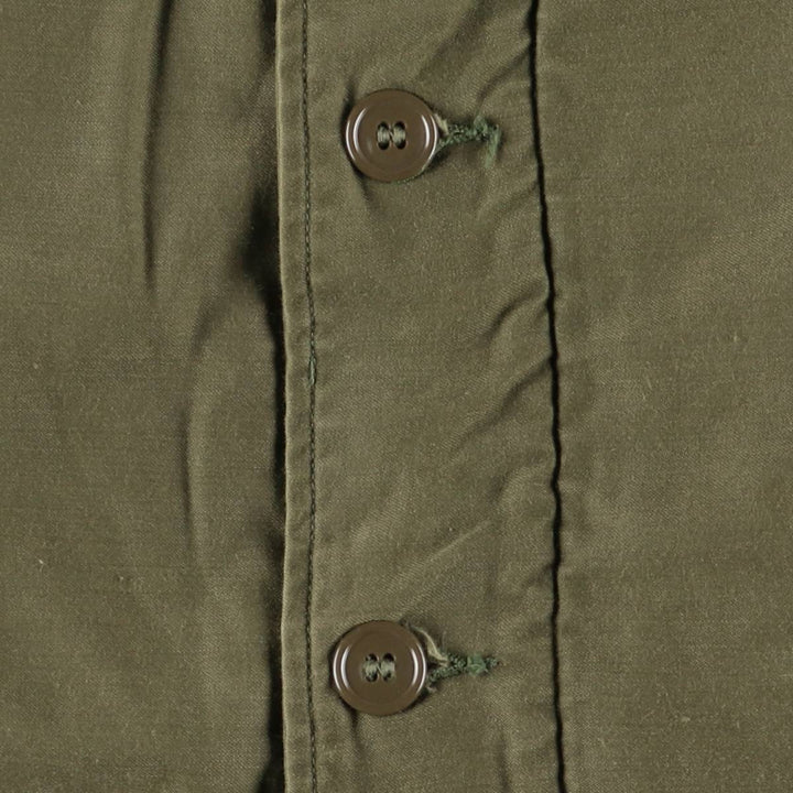 Authentic US Navy Military Deck Jacket, Made in USA, Men's Size L, Vintage unclear Khaki type Vintage Second Hand