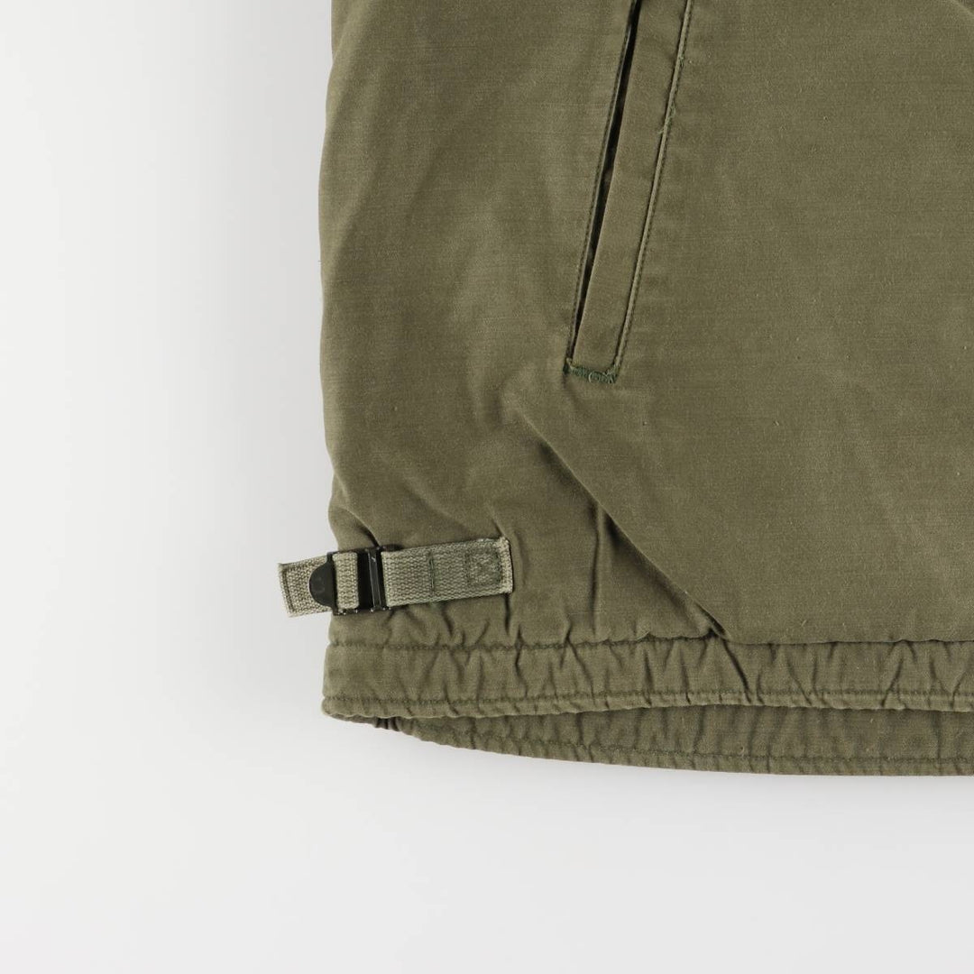 Authentic US Navy Military Deck Jacket, Made in USA, Men's Size L, Vintage unclear Khaki type Vintage Second Hand