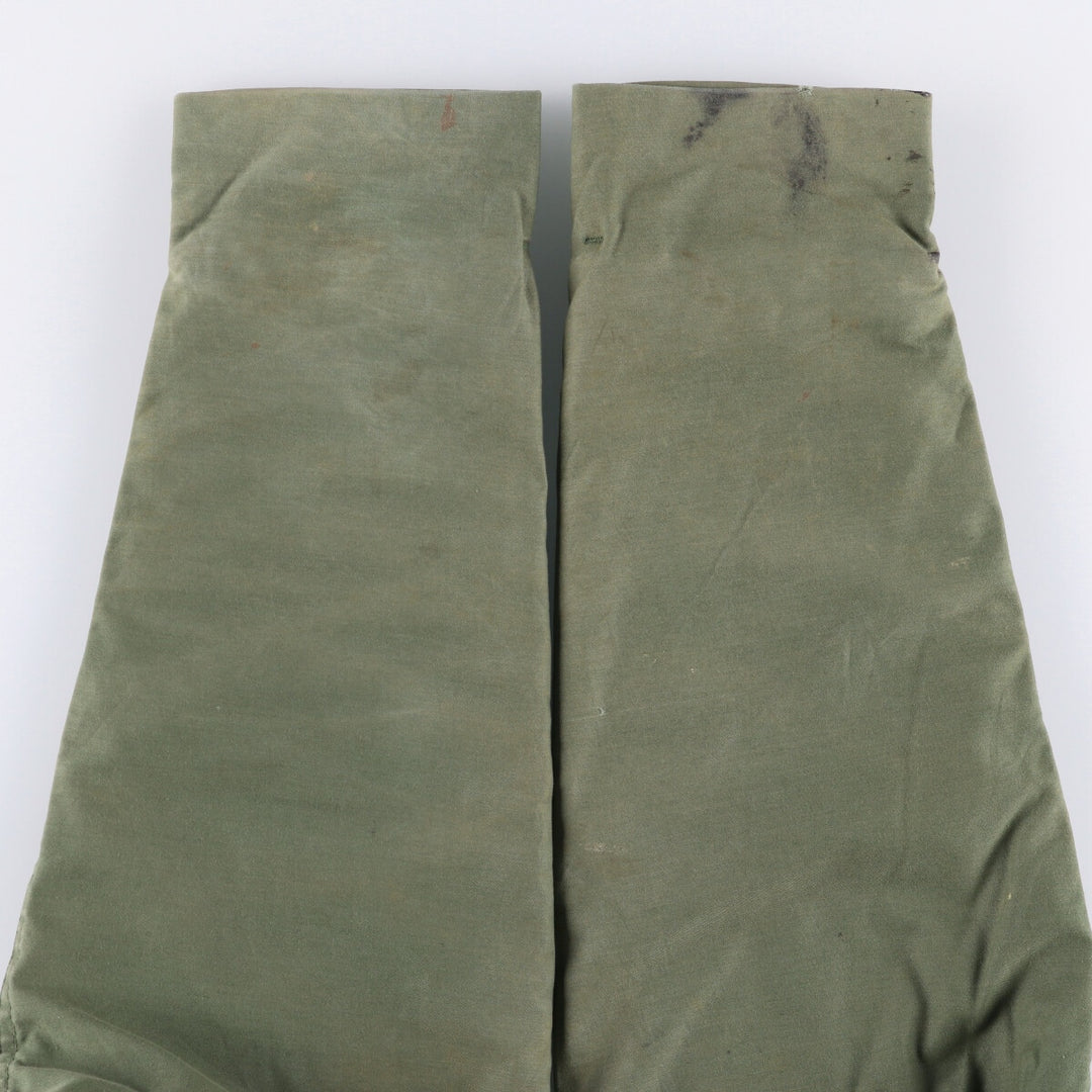 Authentic 1980'S US Navy A-2 Military Deck Jacket, Made in USA, Medium (42-44), Men's Size M, Vintage Nylon Khaki type Vintage Second Hand