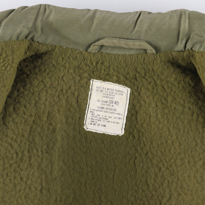 Authentic 1980'S US Navy A-2 Military Deck Jacket, Made in USA, Medium (38-40), Men's Size M, Vintage Nylon Khaki type Vintage Second Hand