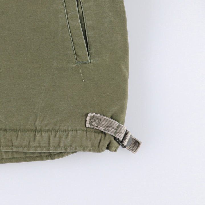 Authentic 1980'S US Navy A-2 Military Deck Jacket, Made in USA, Medium (38-40), Men's Size M, Vintage Nylon Khaki type Vintage Second Hand