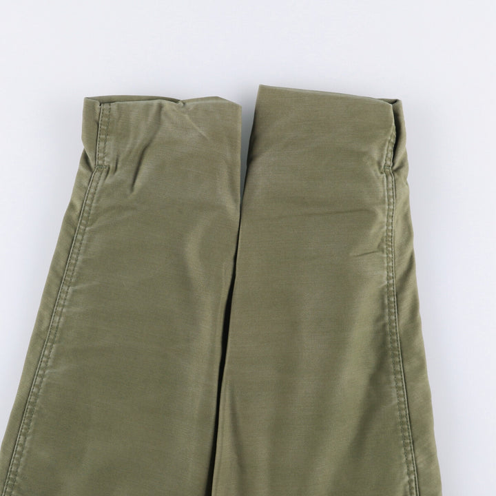 Authentic 1980'S US Navy A-2 Military Deck Jacket, Made in USA, Medium (38-40), Men's Size M, Vintage Nylon Khaki type Vintage Second Hand