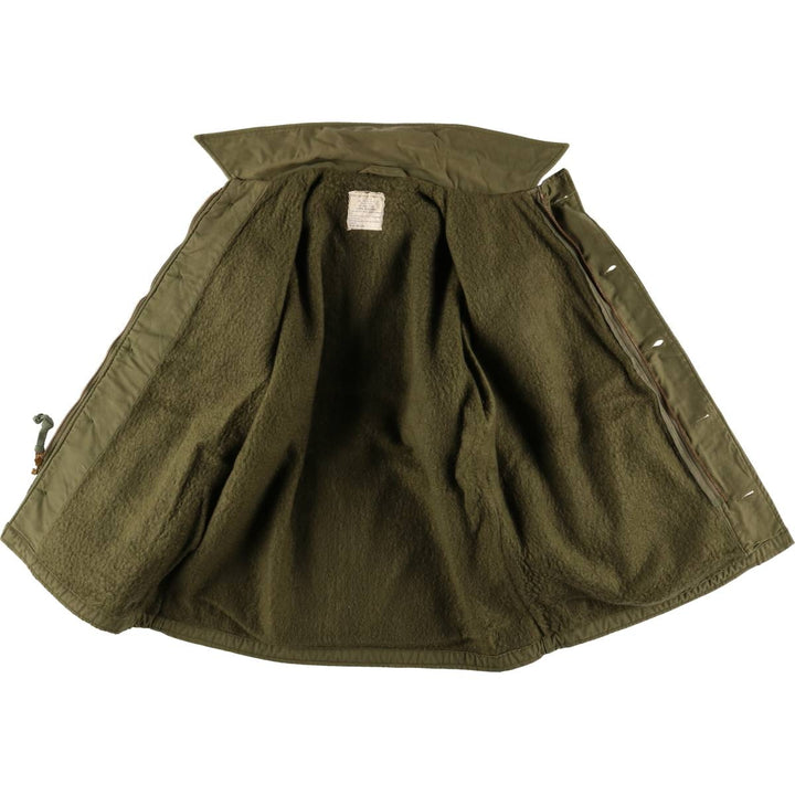 1970'S US Navy A-2 Military Deck Jacket, Made in USA, Size Large (1942-1944), Men's Size L, Vintage unclear Khaki type Vintage Second Hand