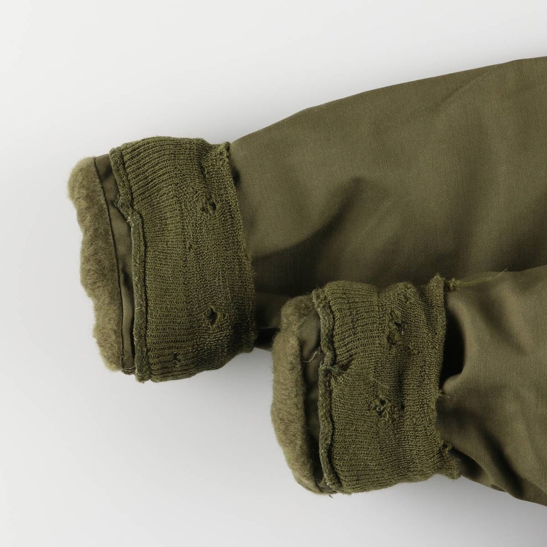 1970'S US Navy A-2 Military Deck Jacket, Made in USA, Size Large (1942-1944), Men's Size L, Vintage unclear Khaki type Vintage Second Hand