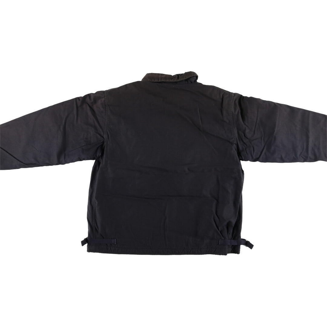 Vintage US Navy A-2 Military Deck Jacket, Men's Size L unclear black type Vintage Second Hand