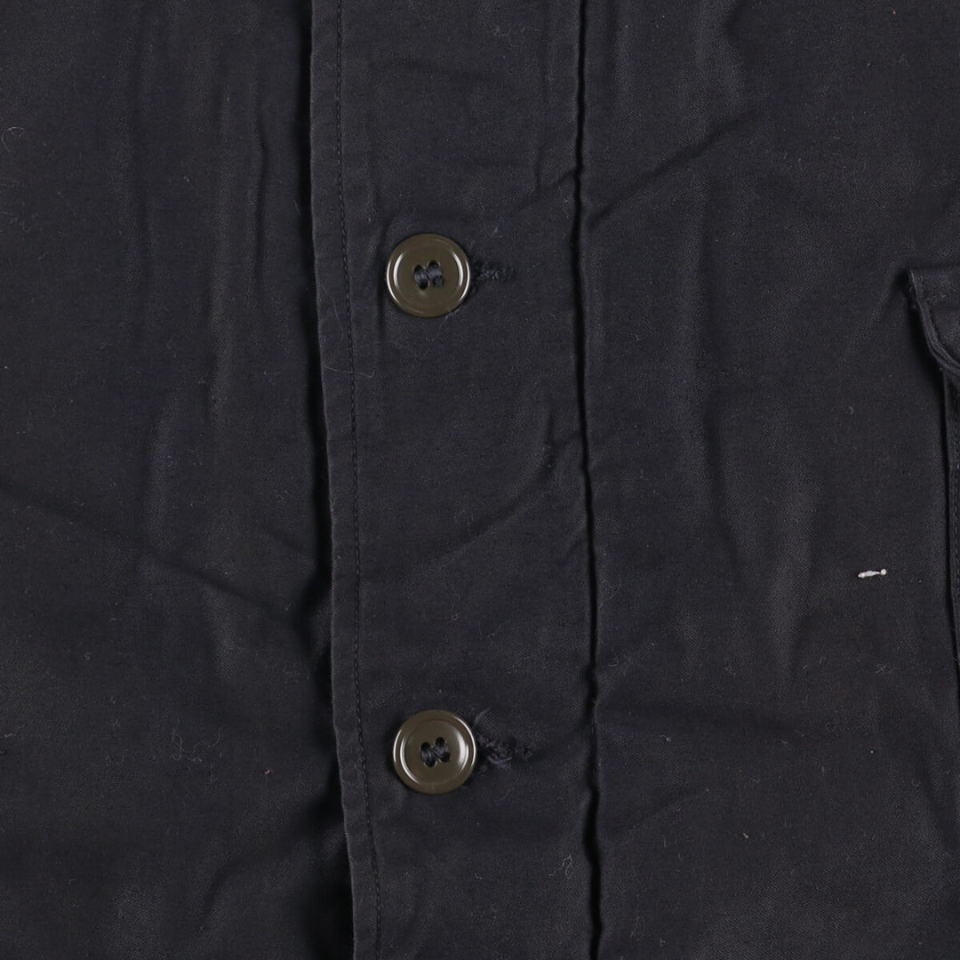 Vintage US Navy A-2 Military Deck Jacket, Men's Size L unclear black type Vintage Second Hand