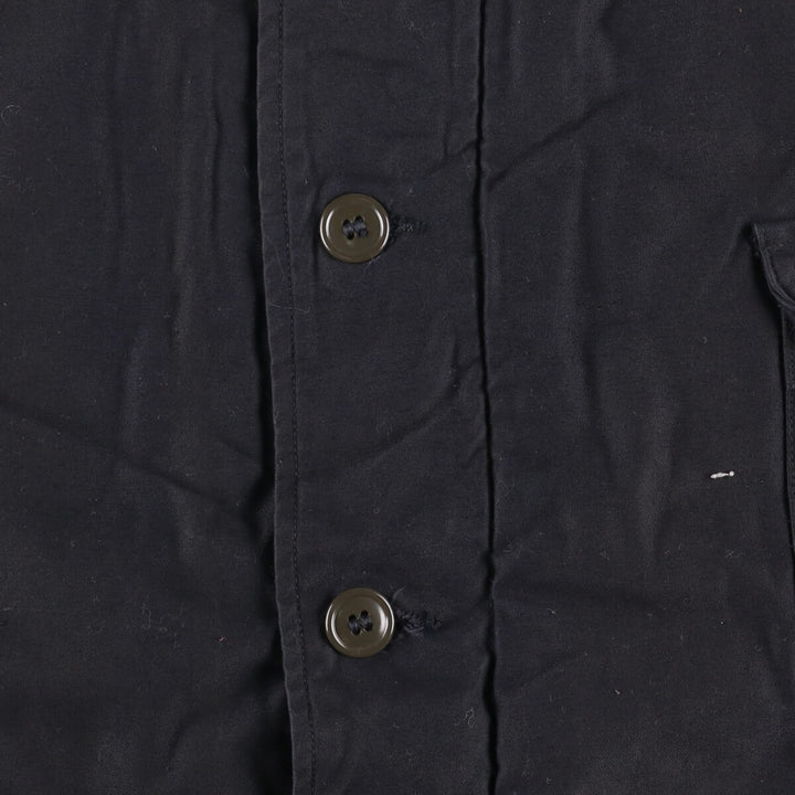 Vintage US Navy A-2 Military Deck Jacket, Men's Size L unclear black type Vintage Second Hand