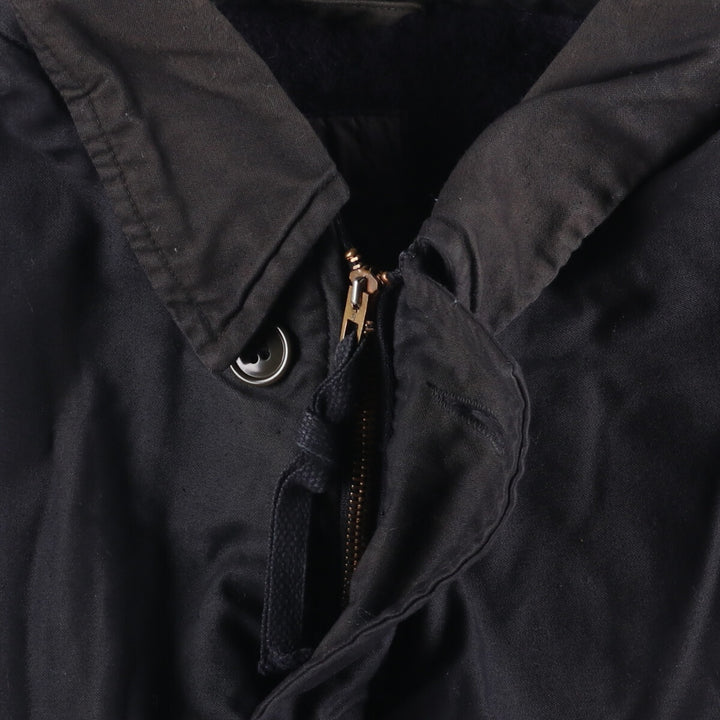 Vintage US Navy A-2 Military Deck Jacket, Men's Size L unclear black type Vintage Second Hand
