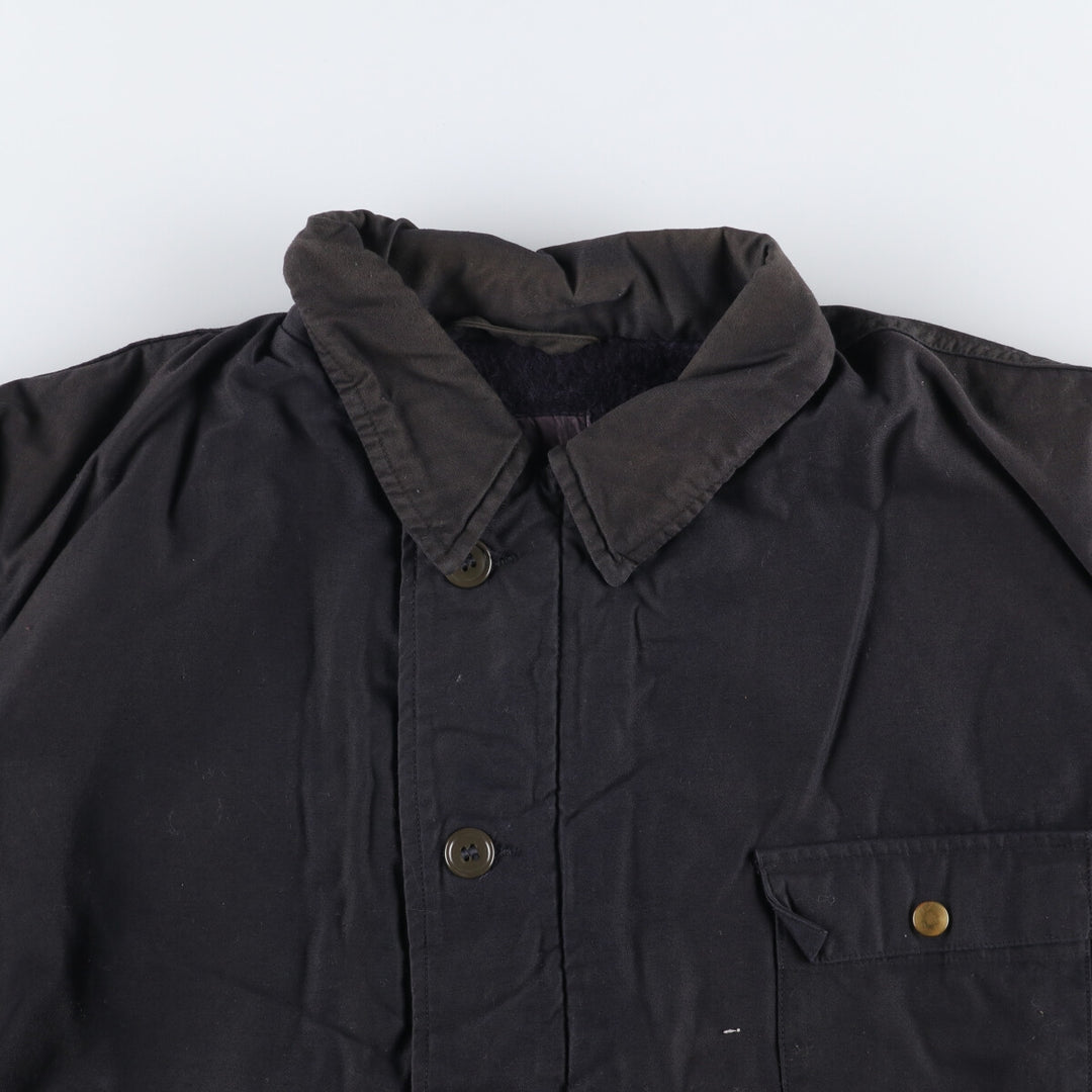 Vintage US Navy A-2 Military Deck Jacket, Men's Size L unclear black type Vintage Second Hand