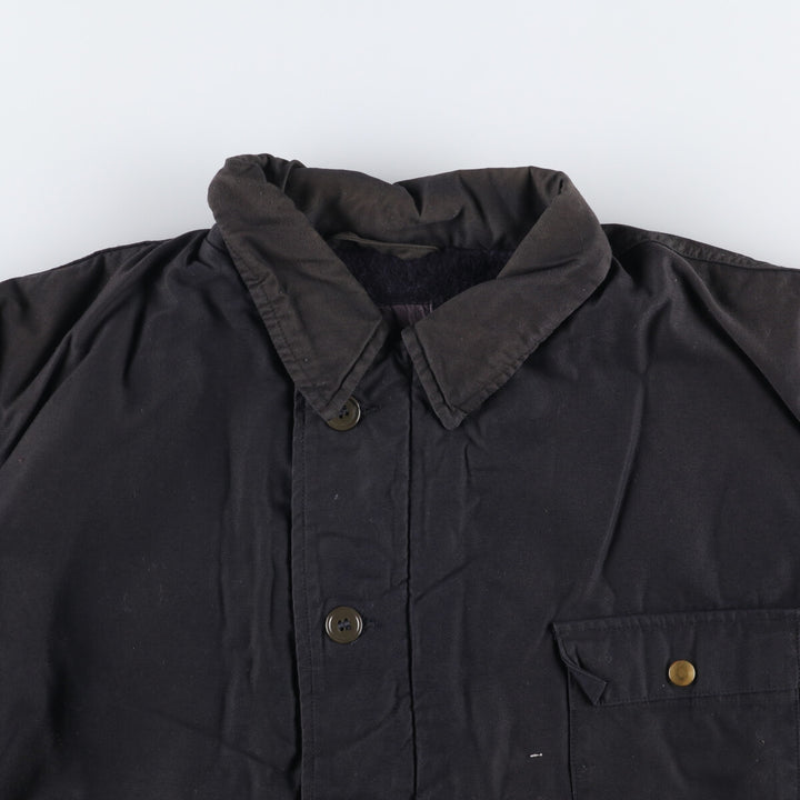 Vintage US Navy A-2 Military Deck Jacket, Men's Size L unclear black type Vintage Second Hand