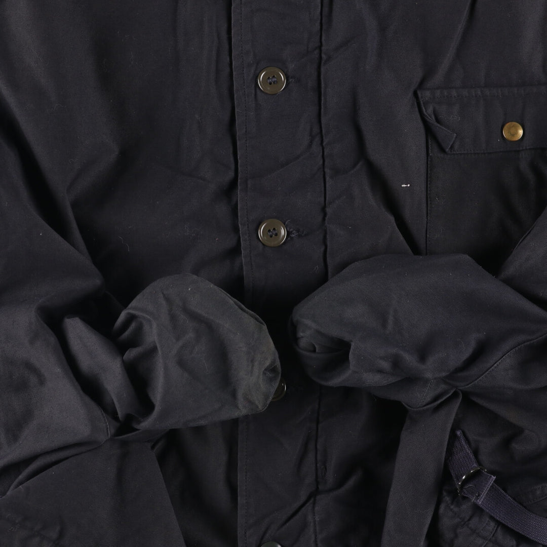 Vintage US Navy A-2 Military Deck Jacket, Men's Size L unclear black type Vintage Second Hand