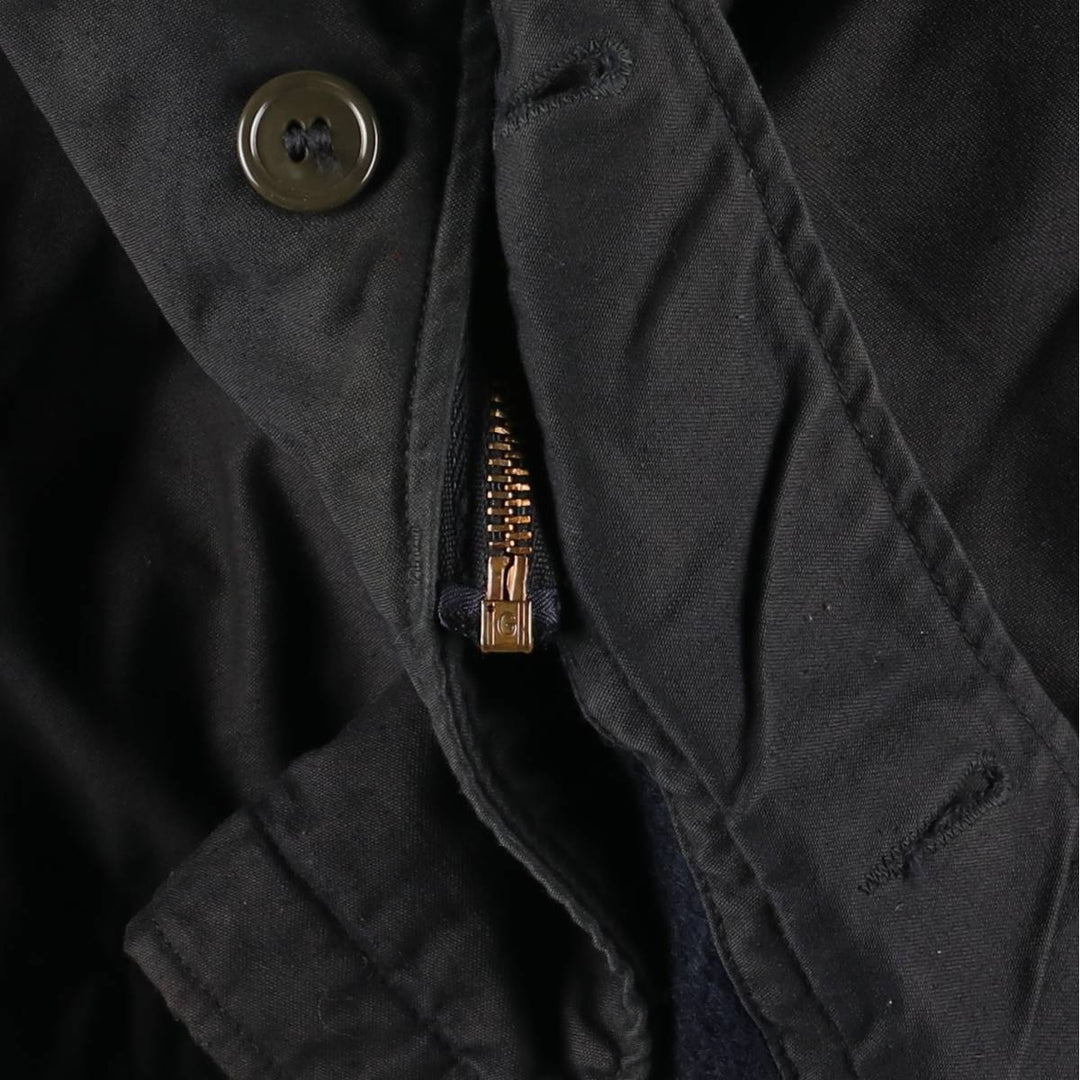 Vintage US Navy A-2 Military Deck Jacket, Men's Size L unclear black type Vintage Second Hand