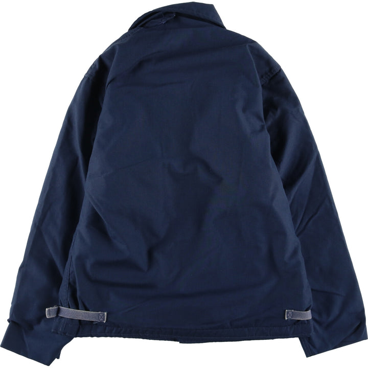 1990'S US Navy Aramid Deck Jacket, Made in USA, Size Medium (38-40), Men's M Aramid navy blue type Vintage Second Hand