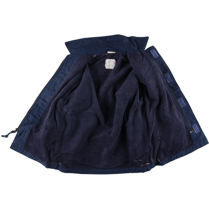 1990'S US Navy Aramid Deck Jacket, Made in USA, Size Medium (38-40), Men's M Aramid navy blue type Vintage Second Hand