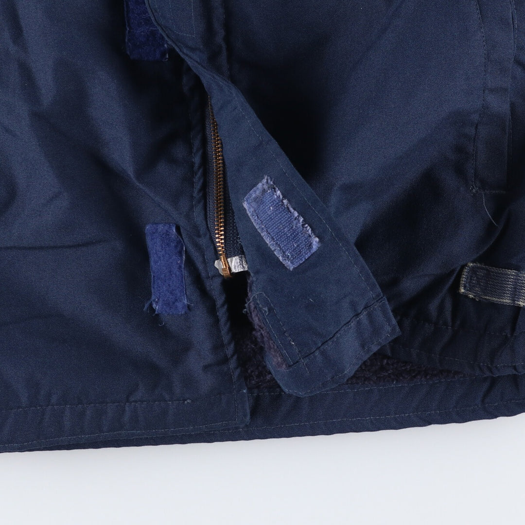 1990'S US Navy Aramid Deck Jacket, Made in USA, Size Medium (38-40), Men's M Aramid navy blue type Vintage Second Hand