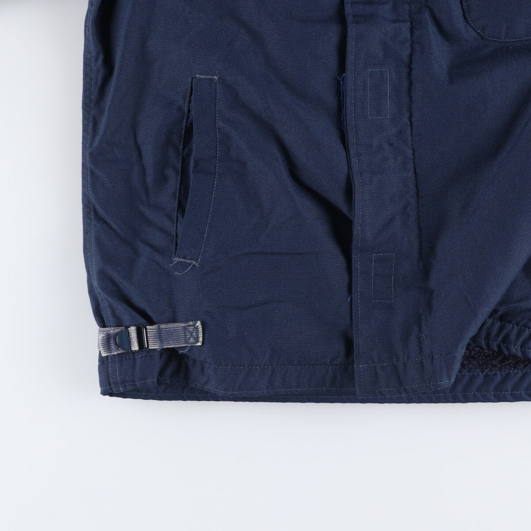 1990'S US Navy Aramid Deck Jacket, Made in USA, Size Medium (38-40), Men's M Aramid navy blue type Vintage Second Hand