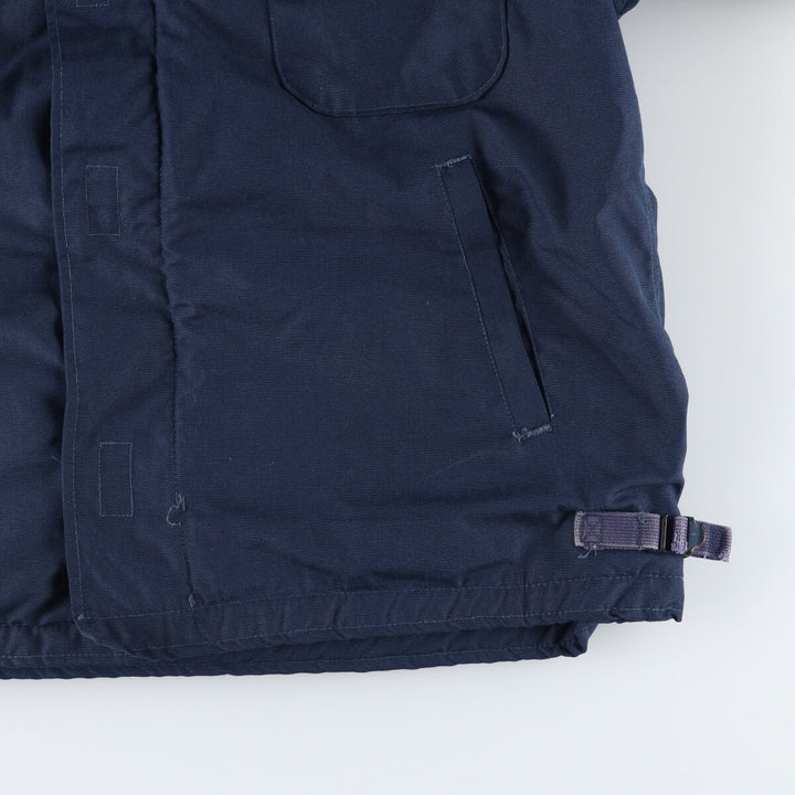 1990'S US Navy Aramid Deck Jacket with Back Stencil, Made in USA, Size Large (42-44) Aramid navy blue type Vintage Second Hand