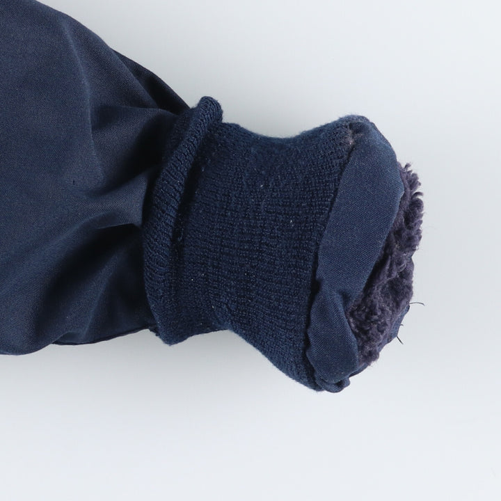 1990'S US Navy Aramid Deck Jacket with Back Stencil, Made in USA, Size Large (42-44) Aramid navy blue type Vintage Second Hand