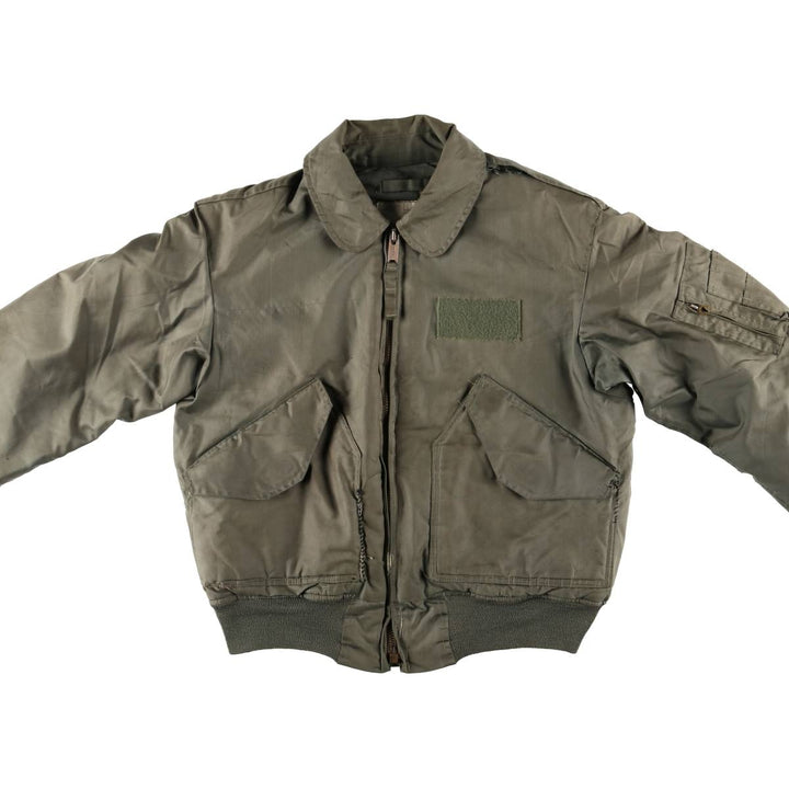 80's US military actual product CWU 45 Aromatic polyamide Khaki type Vintage Second Hand