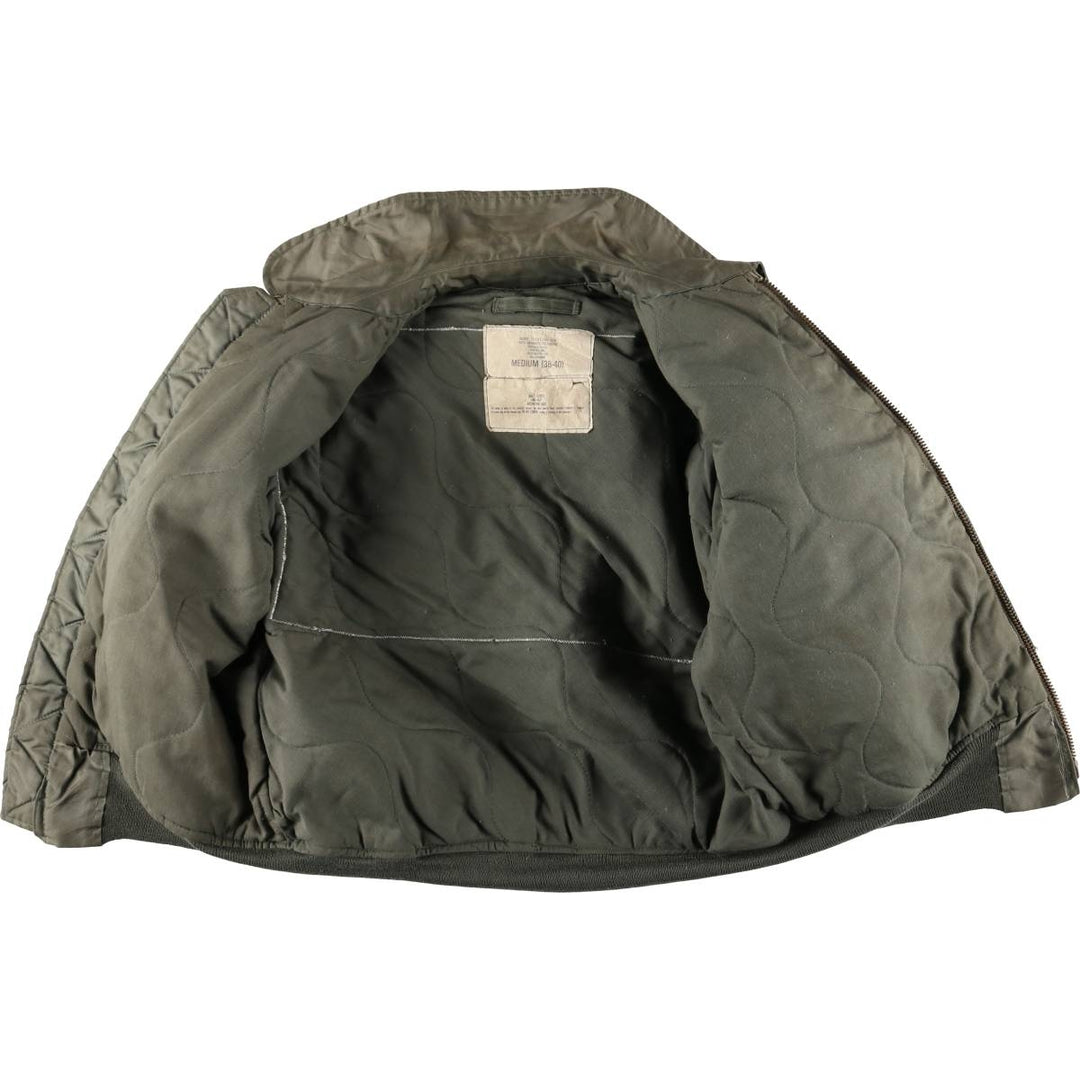 80's US military actual product CWU 45 Aromatic polyamide Khaki type Vintage Second Hand