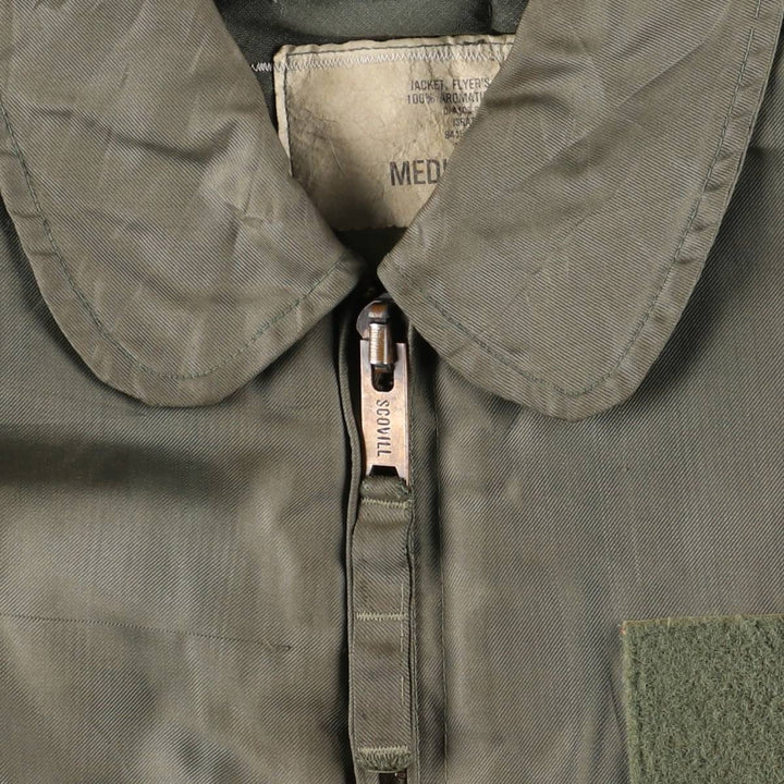 80's US military actual product CWU 45 Aromatic polyamide Khaki type Vintage Second Hand