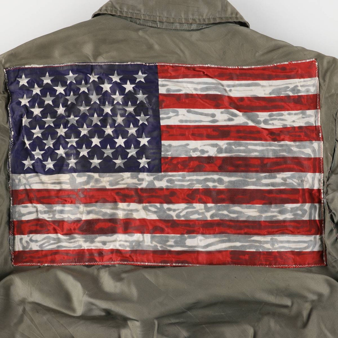 80's US military actual product CWU 45 Aromatic polyamide Khaki type Vintage Second Hand