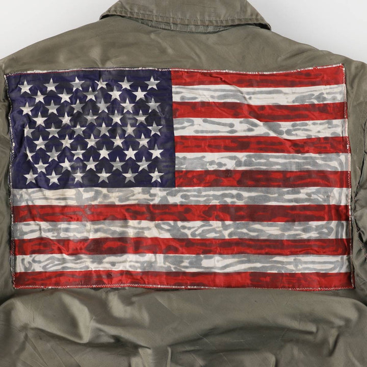 80's US military actual product CWU 45 Aromatic polyamide Khaki type Vintage Second Hand