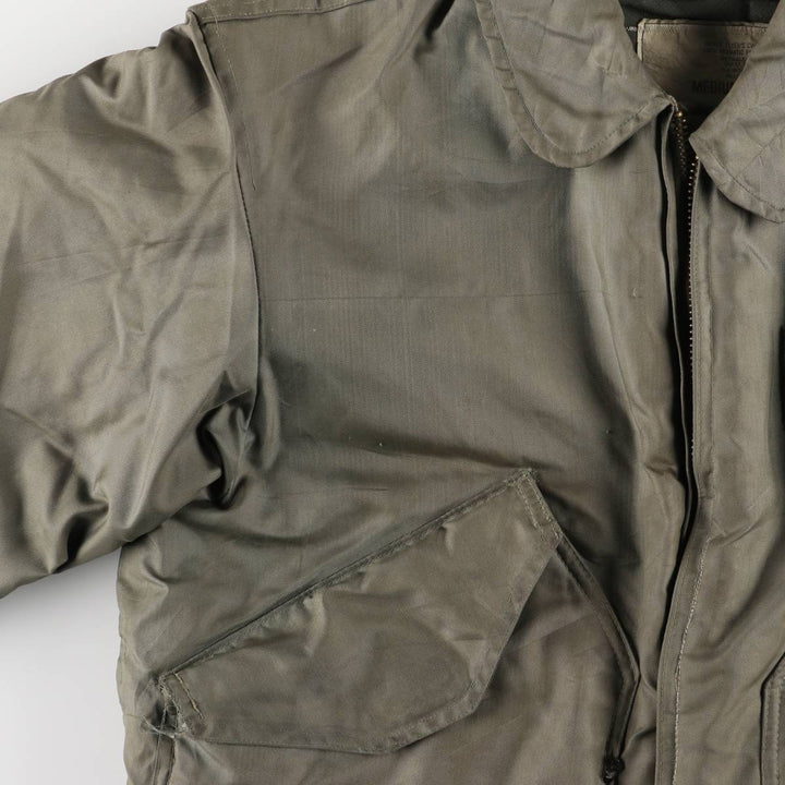 80's US military actual product CWU 45 Aromatic polyamide Khaki type Vintage Second Hand