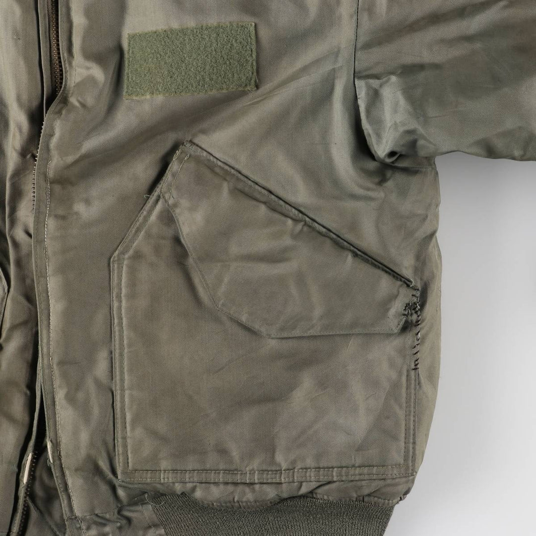 80's US military actual product CWU 45 Aromatic polyamide Khaki type Vintage Second Hand