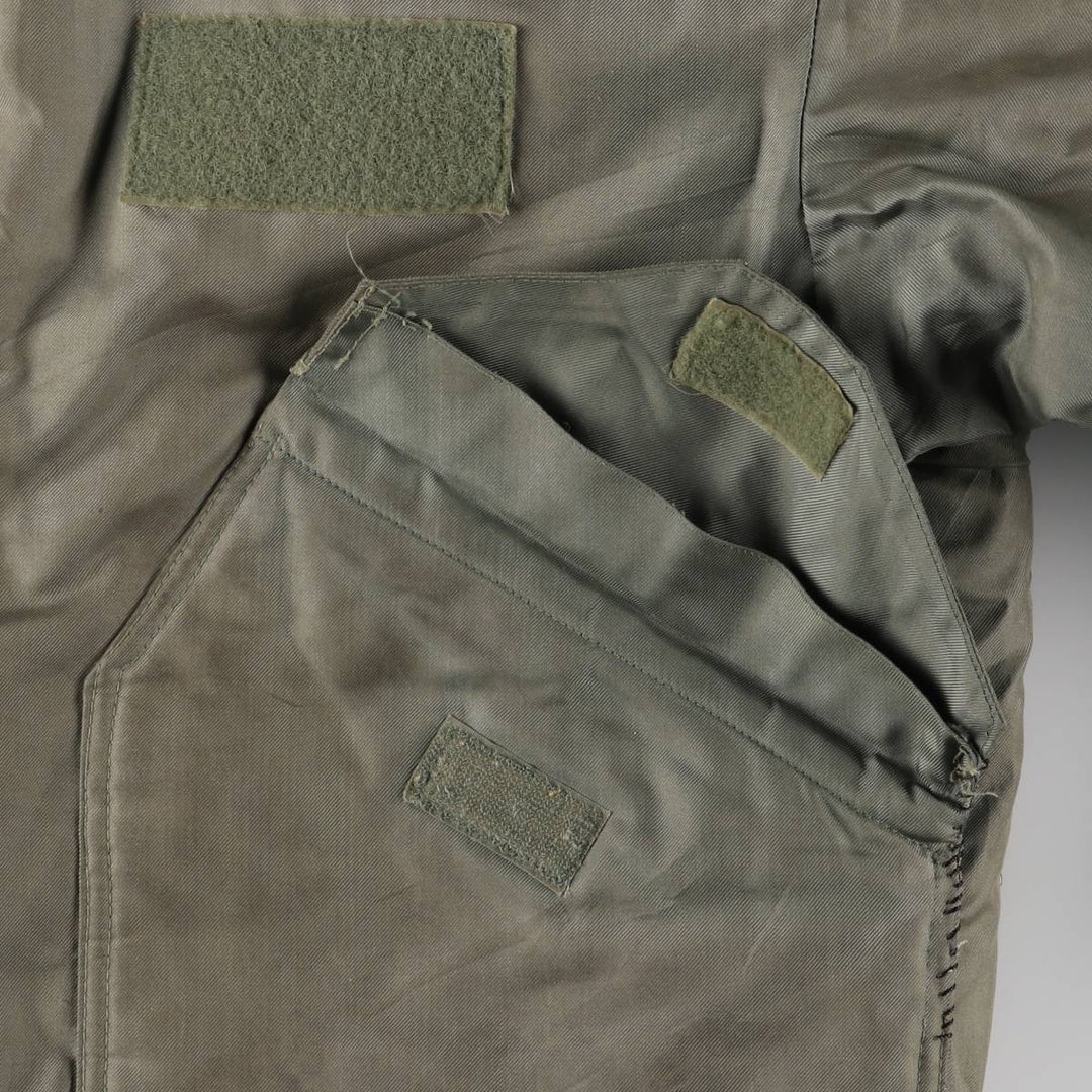 80's US military actual product CWU 45 Aromatic polyamide Khaki type Vintage Second Hand