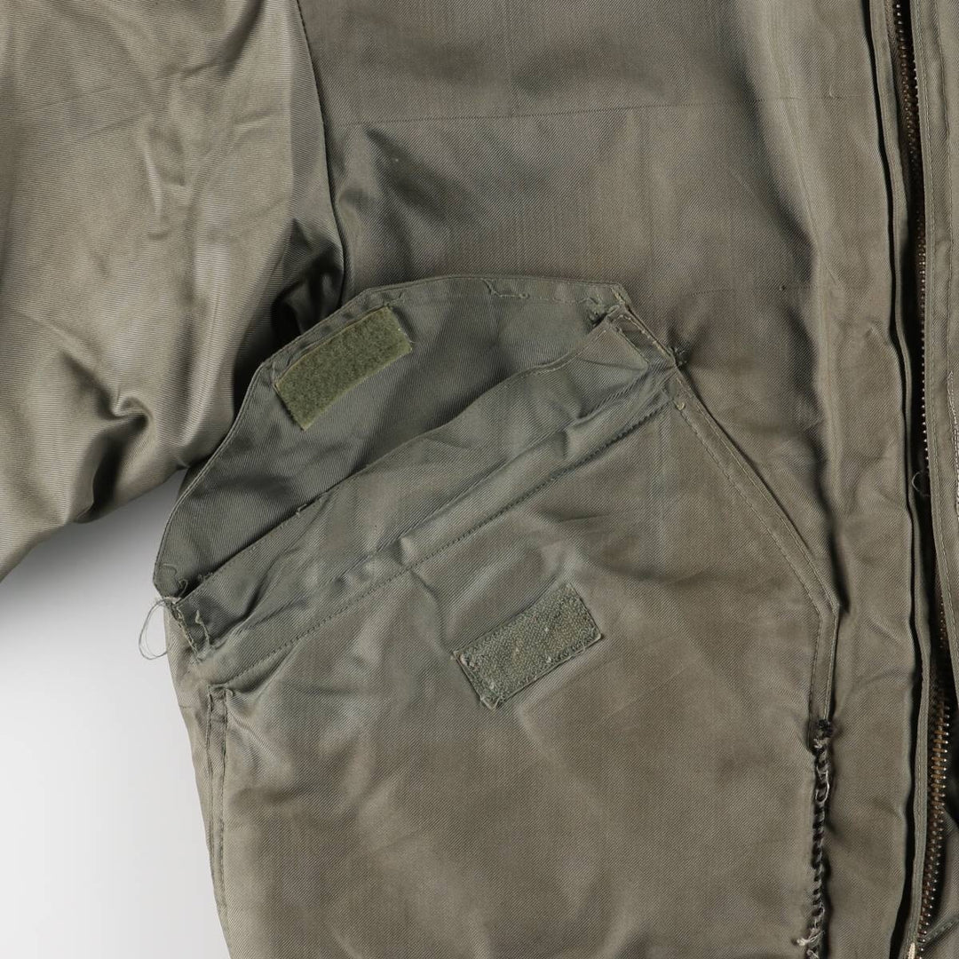 80's US military actual product CWU 45 Aromatic polyamide Khaki type Vintage Second Hand