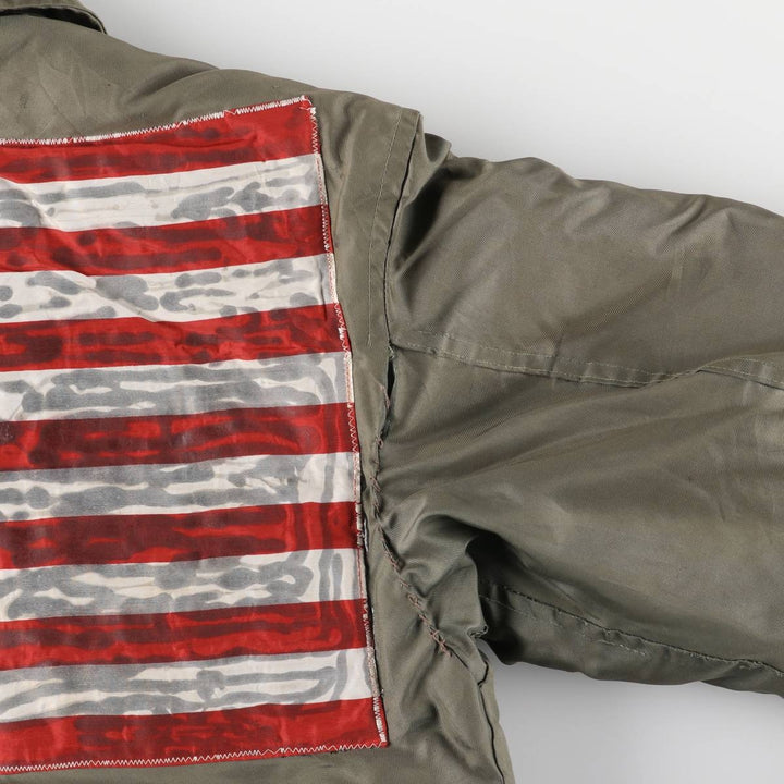 80's US military actual product CWU 45 Aromatic polyamide Khaki type Vintage Second Hand