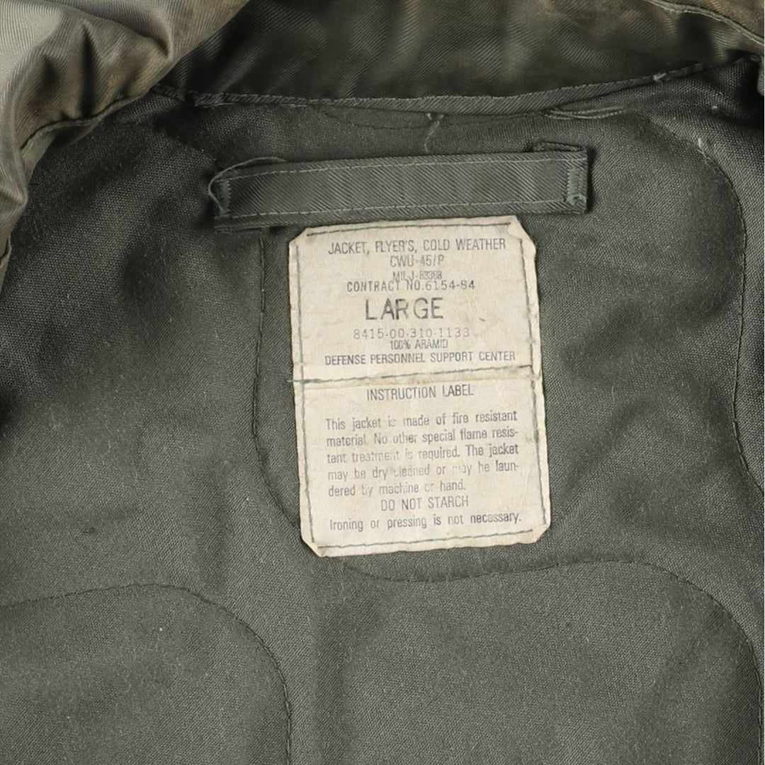 Genuine US military CWU-45 Aramid Khaki type Vintage Second Hand