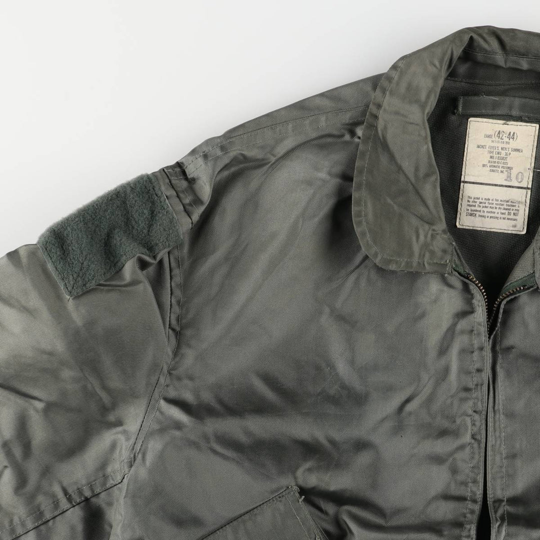 90's US military actual product CWU-36 Aromatic polyamide Khaki type Vintage Second Hand