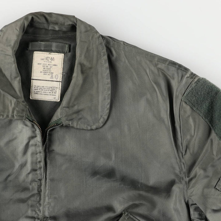 90's US military actual product CWU-36 Aromatic polyamide Khaki type Vintage Second Hand