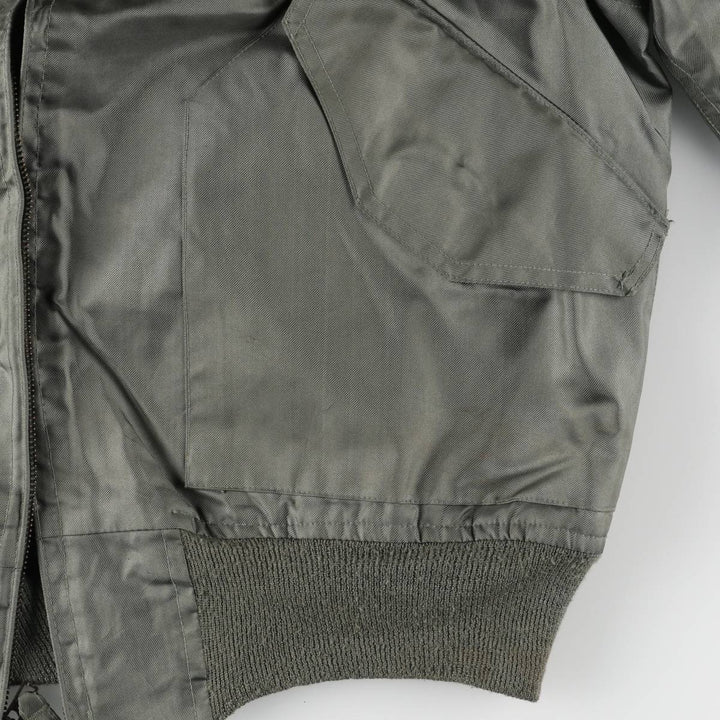 90's US military actual product CWU-36 Aromatic polyamide Khaki type Vintage Second Hand