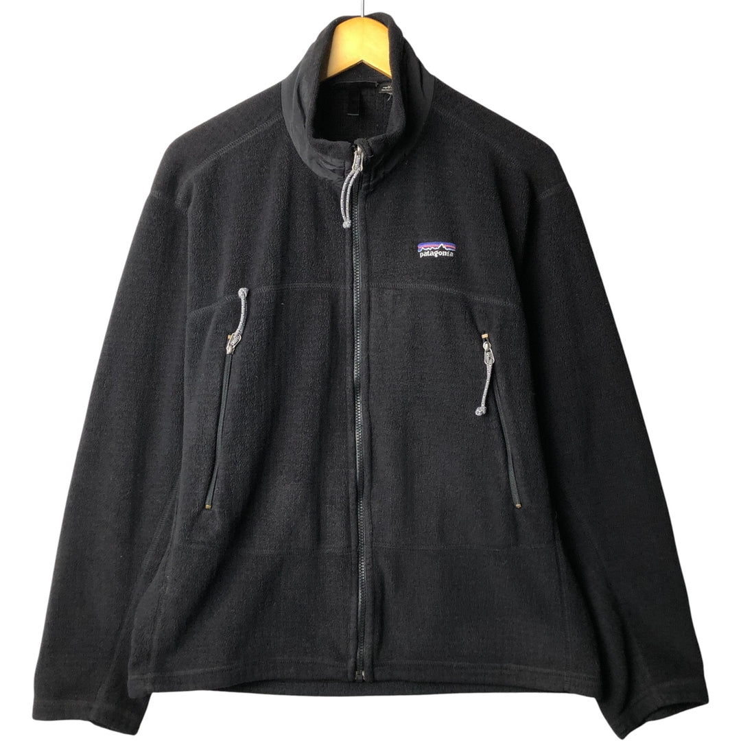 Patagonia Regulator R3 Fleece Jacket, Made in USA, Men's Size Medium unclear black type Vintage Second Hand