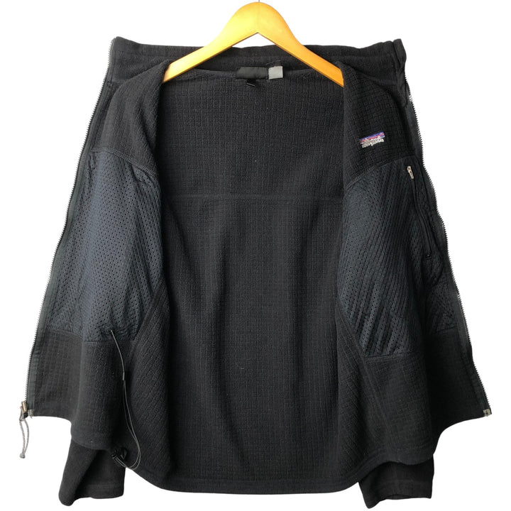Patagonia Regulator R3 Fleece Jacket, Made in USA, Men's Size Medium unclear black type Vintage Second Hand