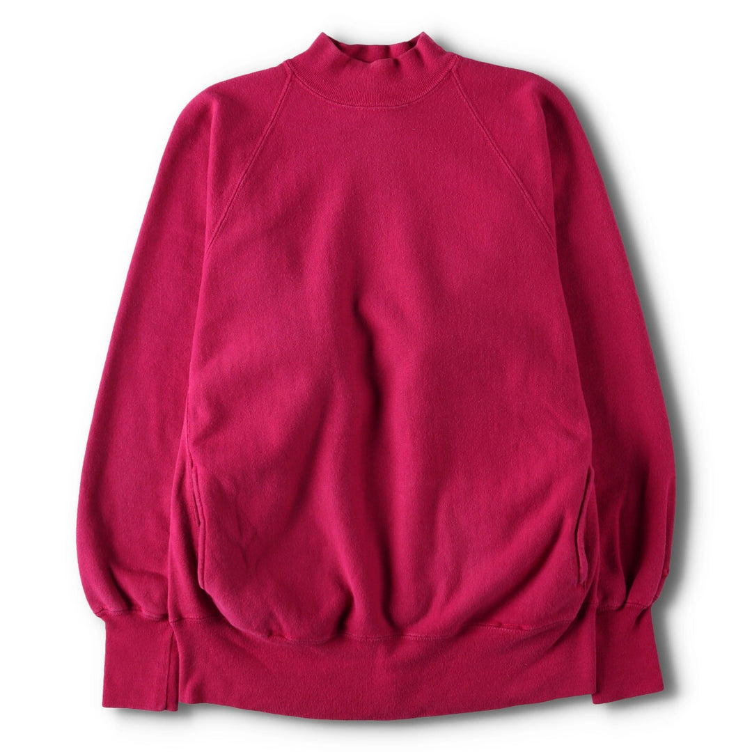 90'S Champion Reverse Weave Sweatshirt with Embroidered Tag, No Eyes, Plain, Women's Size L cotton pink type Vintage Second Hand